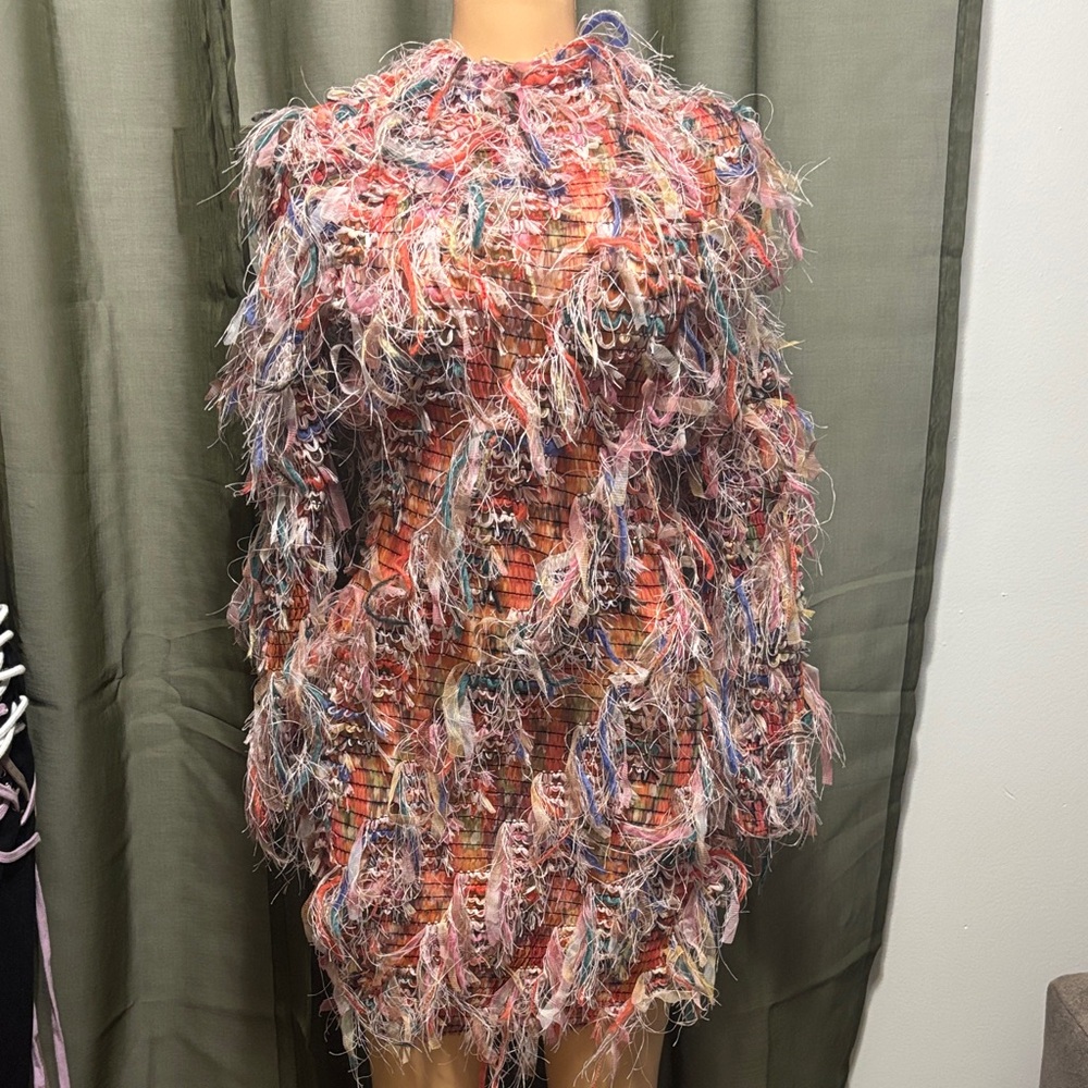 Colorful Fringe Dress